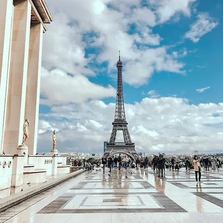 Apartment Elegant Cocoon With Terrace -br3 For 6p- Trocadero Paris